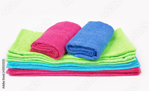 stack of towels