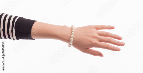 Fényképezés Hand with a bracelet