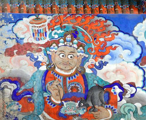 Buddhist fresco