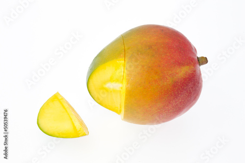 Mango with a Cut-out