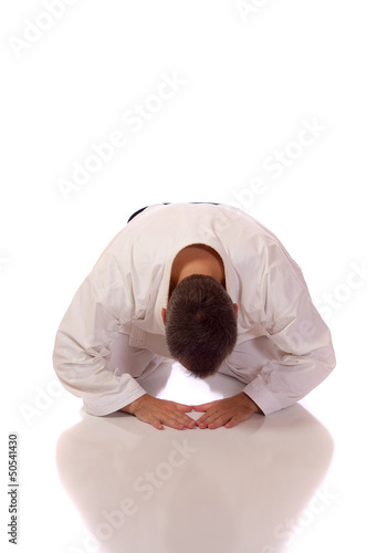 Man with a boken