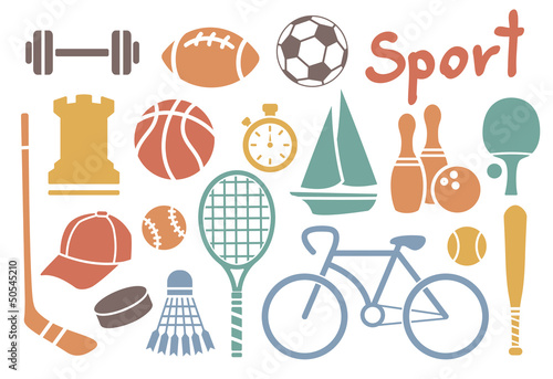 sport icon set