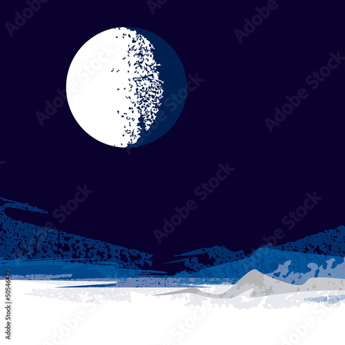 moon, background