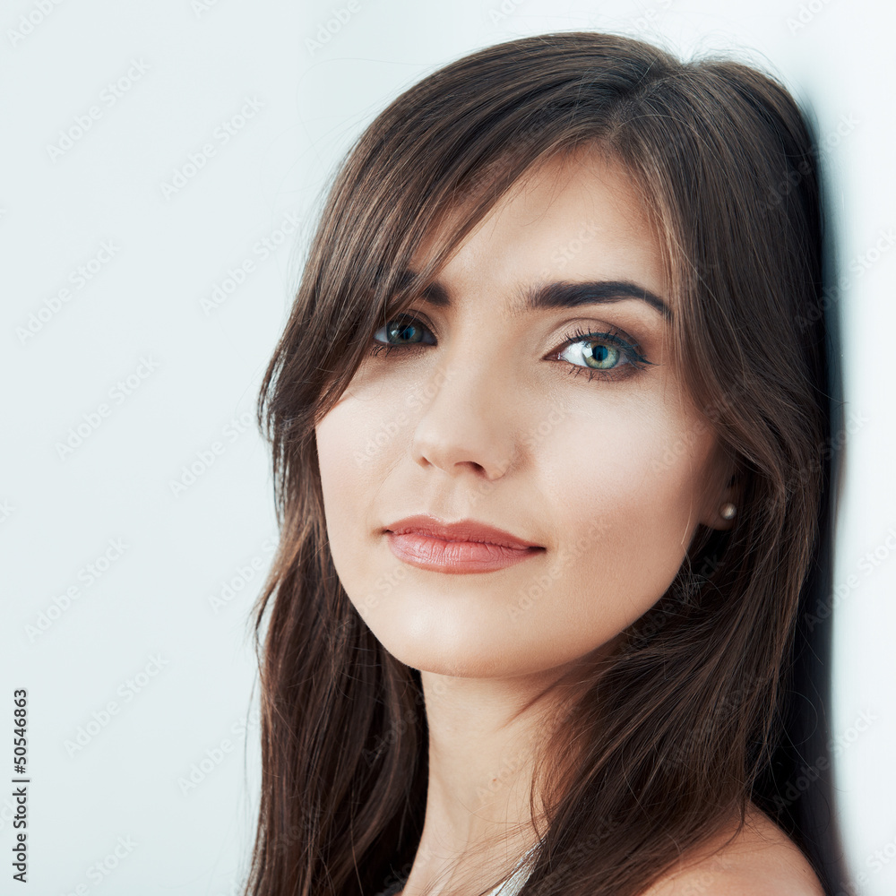 close up woman portrait