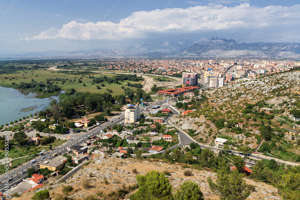 Fototapeta premium Shkoder city - Albania, Europe