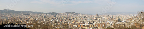 Panorama of Barcelona, Catalonia, Spain