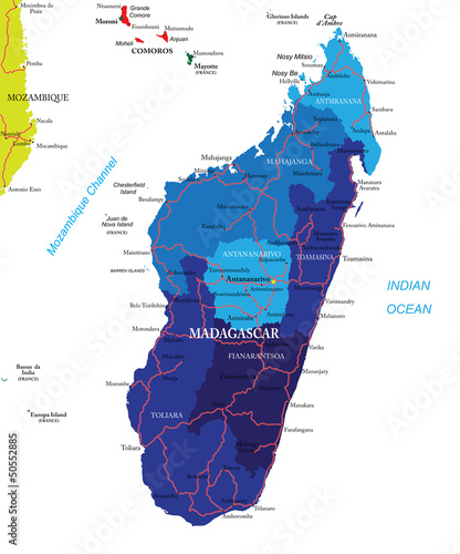 Madagascar map