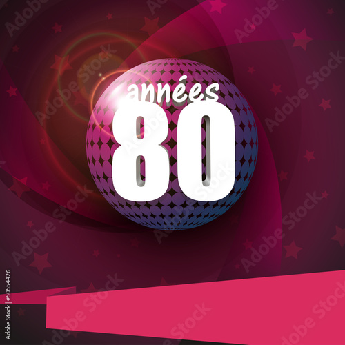 année 80 pink