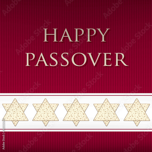 Passover card in vector format.