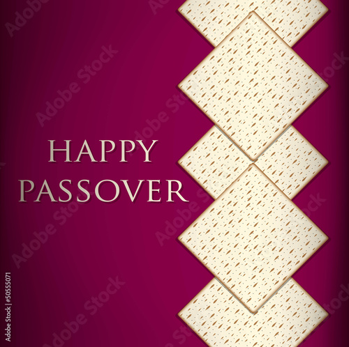Passover card in vector format.