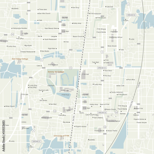 city map