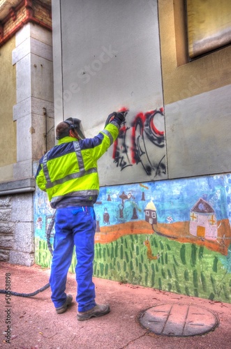 Wallpaper Mural nettoyage de grafitti Torontodigital.ca