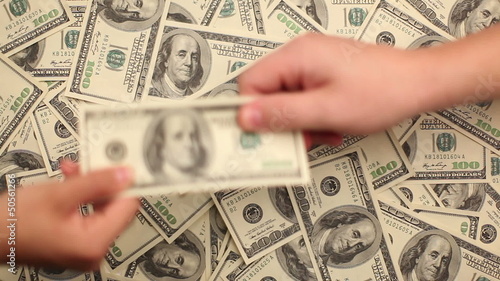 Money, Lots of hundred dollar bills