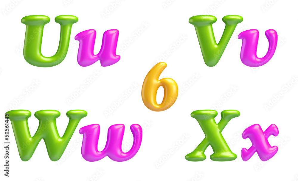ABC collection. Alphabet 3D Font creative. Isolated Letters. ABC collection. Alphabet 3D Font creative. Isolated Letters.