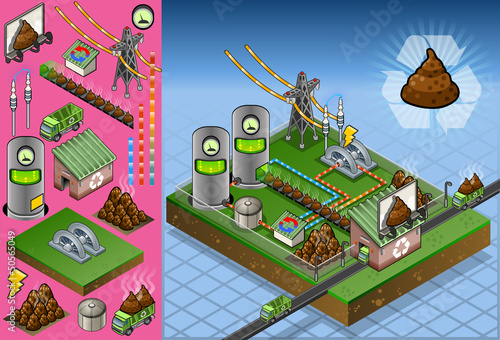 Isometric Biomass Plant in Production of Energy Vector