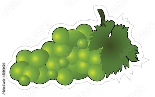 White Grapes Sticker