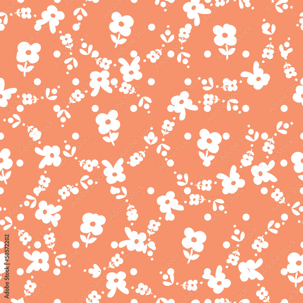 Seamless pattern of flower background Seamless pattern of flower background