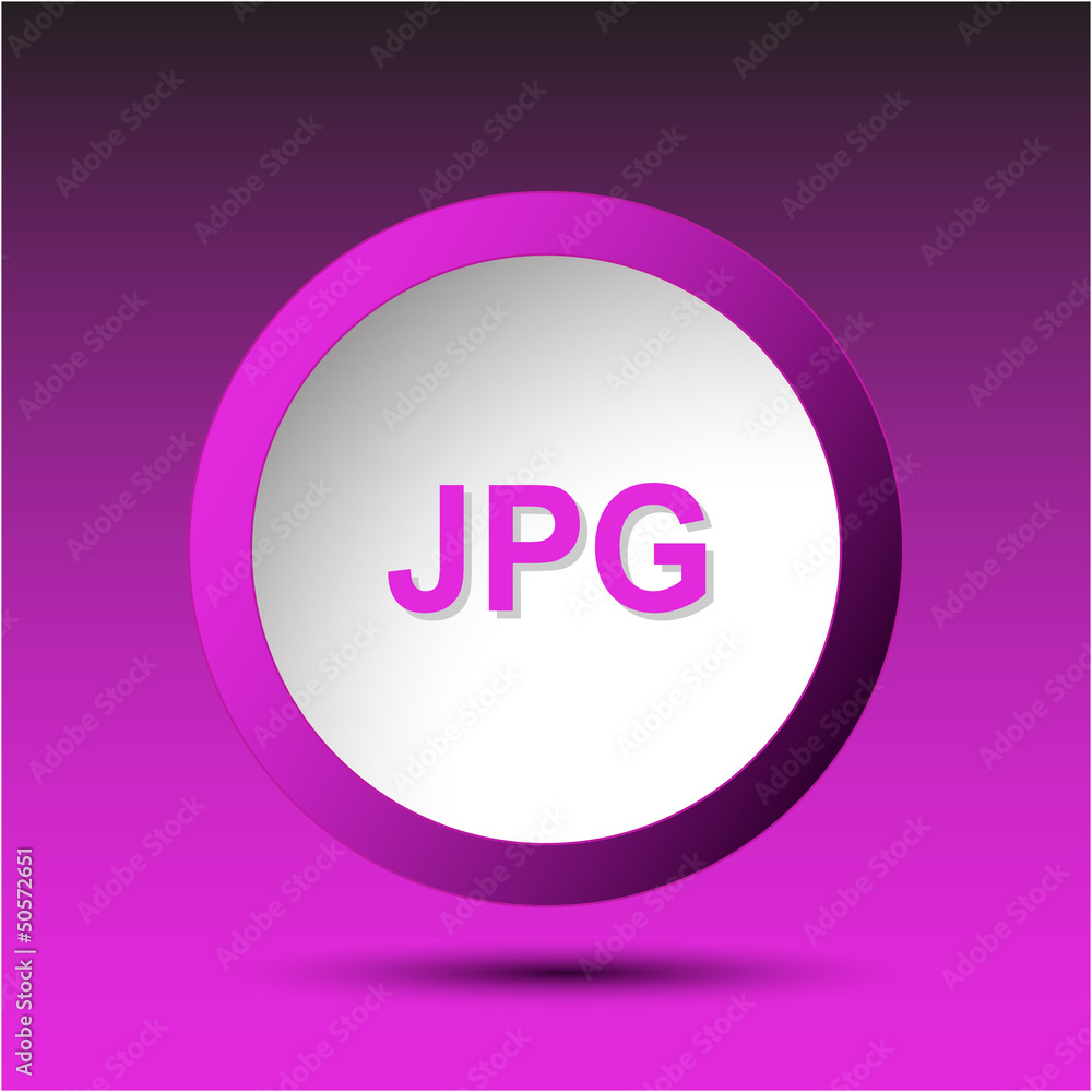 Jpg. Plastic button. Vector illustration. Jpg. Plastic button. Vector illustration.