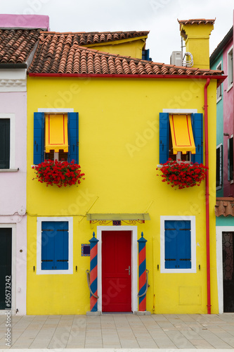 Typical colourful house in Burano, Italy. © Anette Andersen