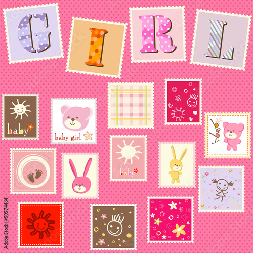 baby girl postage