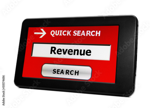 Revenue on pc tablet