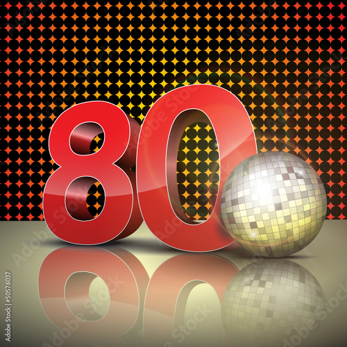 année 80 3d red