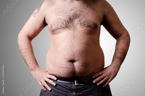 belly fat man