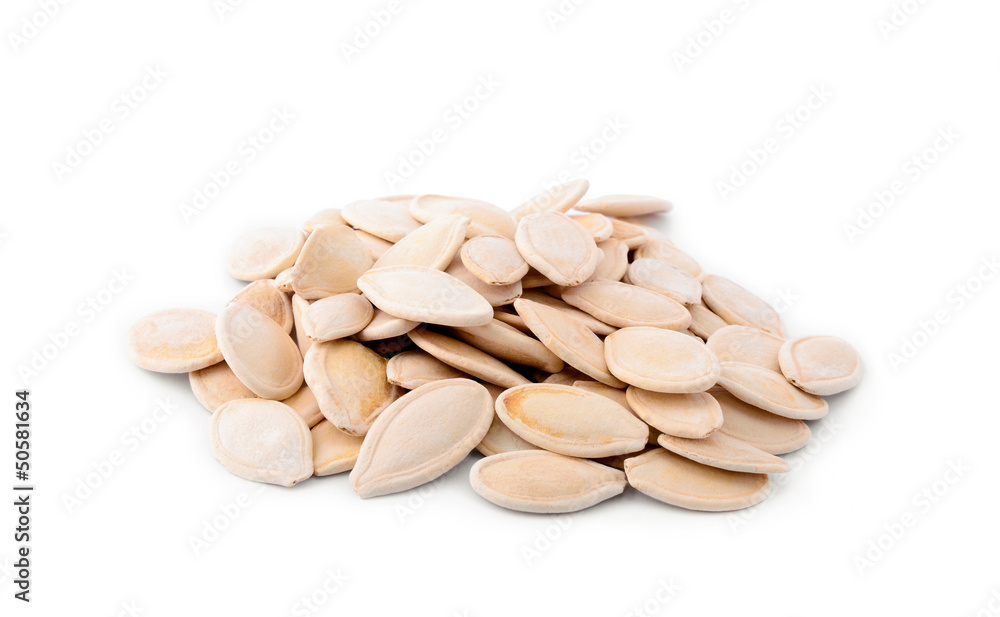 Pumpkin seed isolated on white Pumpkin seed isolated on white