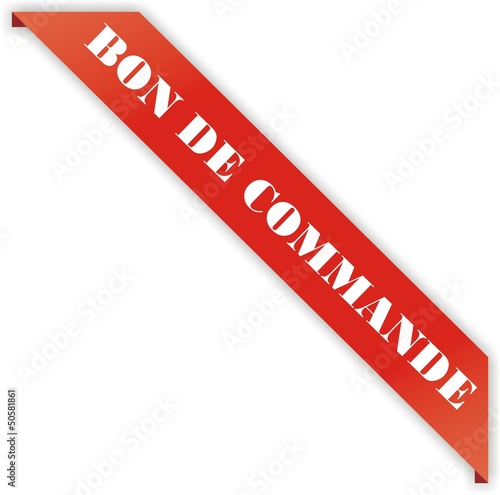 étiquette bordure bon de commande