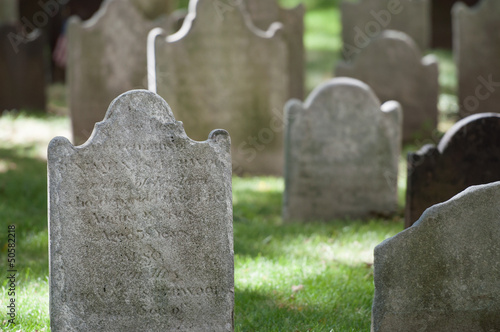 Graves at the Saint Paul's Chapel, New York City, USA