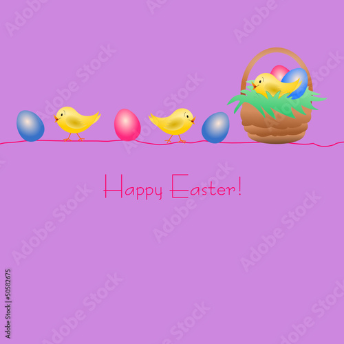Easter greeting card