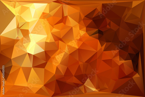 abstract orange bokeh background with lens flare