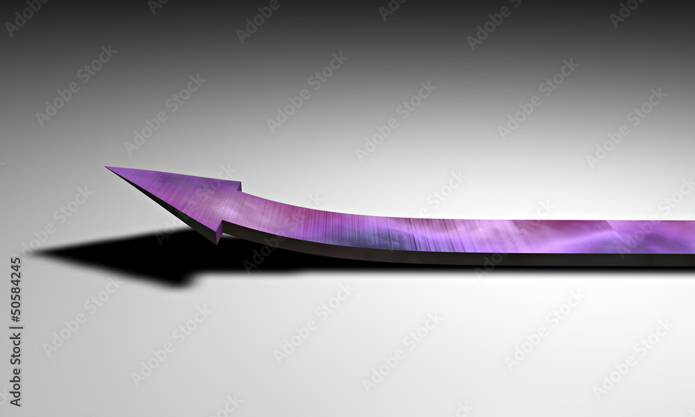 Freccia salita rialzo Stock Illustration | Adobe Stock