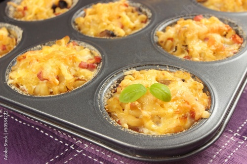 Fotografie pasta muffins