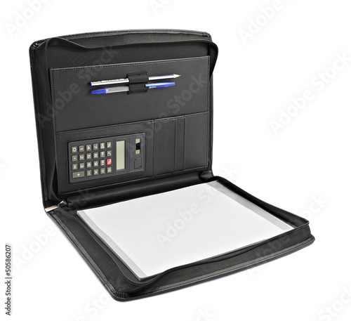 Luxury business black folder