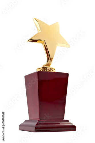 Gold star award