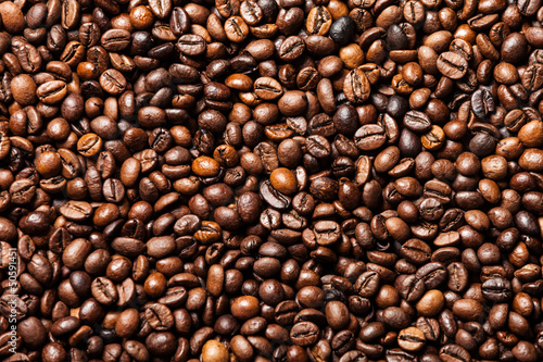Coffee bean background © ia_64