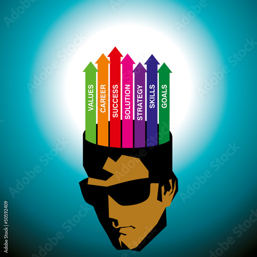 financial graph stat business background