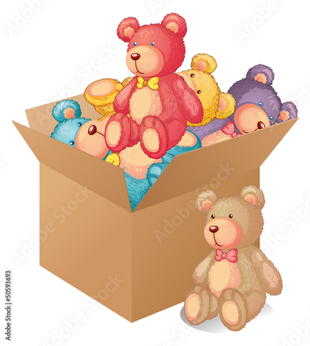A box full of toys