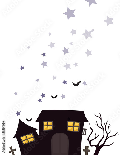 A house at the cemetery