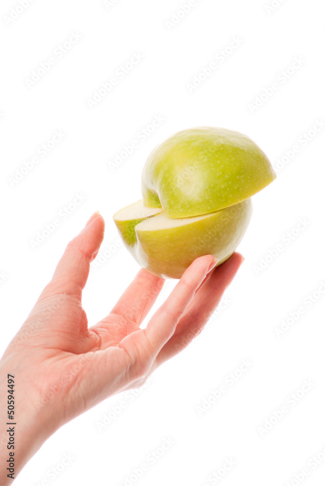 Hant with apple Hant with apple