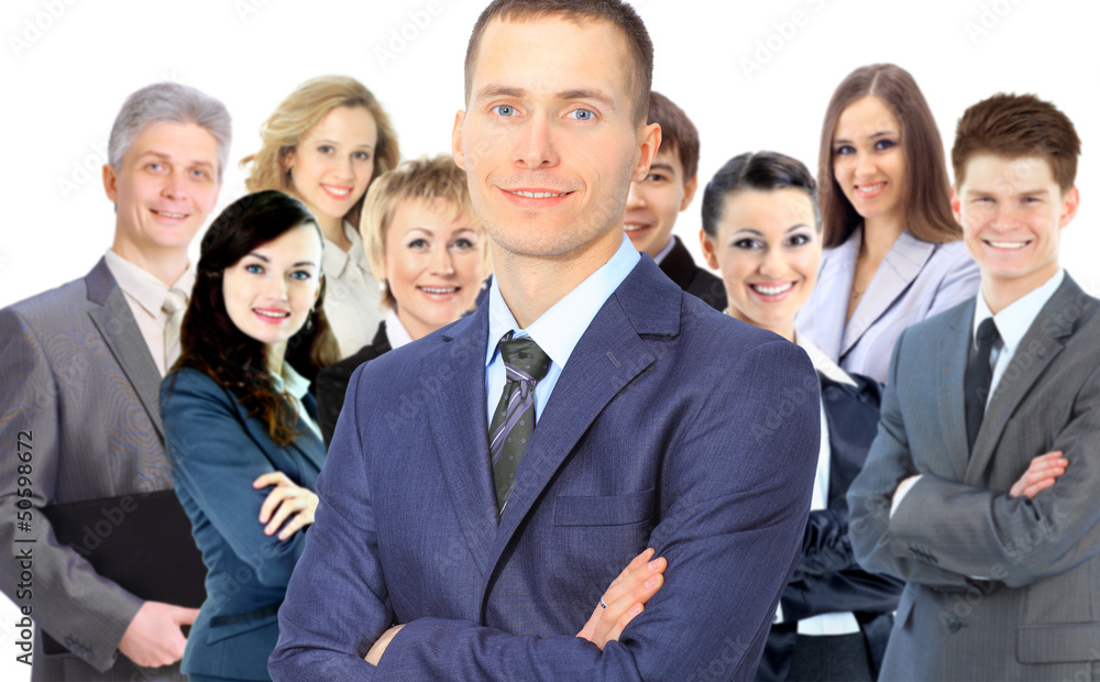 Group of businessmen the conclusion Group of businessmen the conclusion