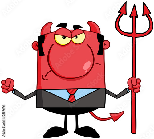 Devil Boss With A Trident