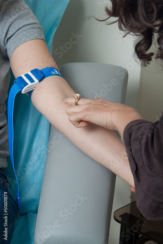 Drawing blood procedure