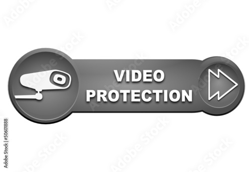 video protection sur bouton gris