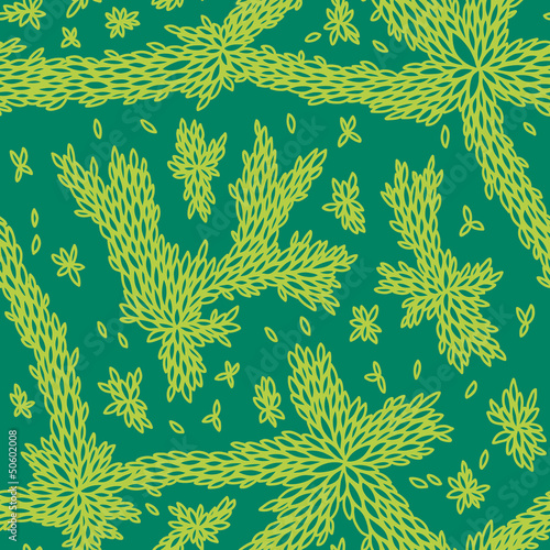 Endless pattern with botanical structure.