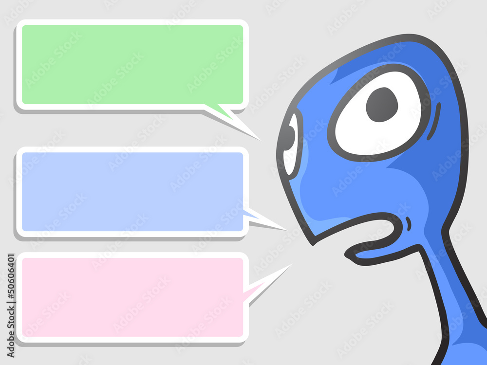 Obraz premium Three commentary