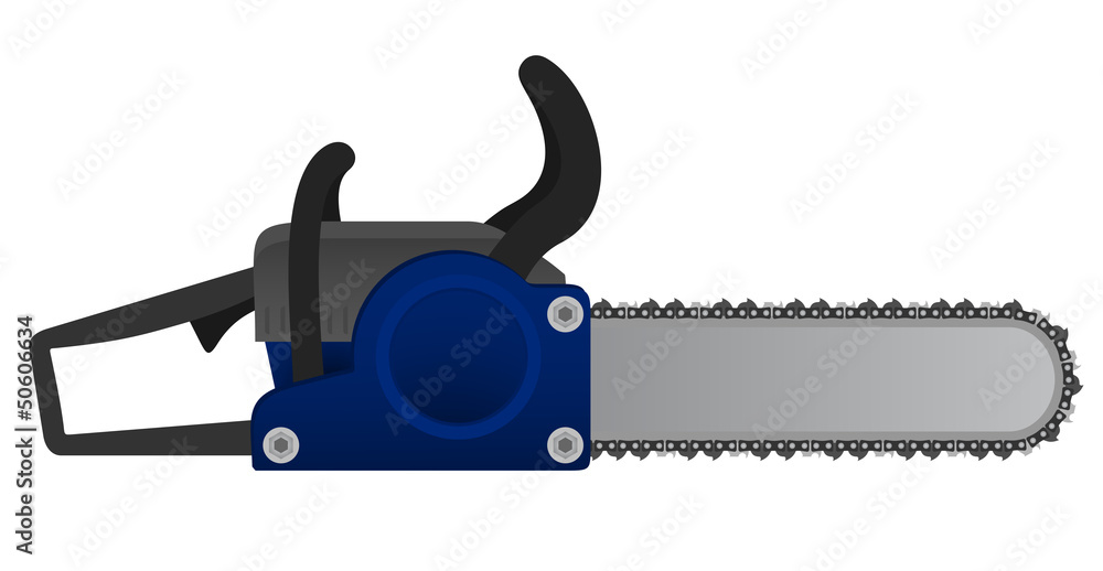 Fototapeta premium Icon chainsaw