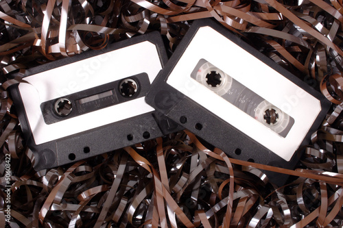 Audio cassettes photo