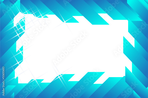 The blue frame